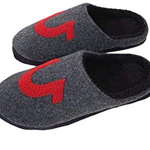 True Religion Horseshoe  Polar Fleece Slippers